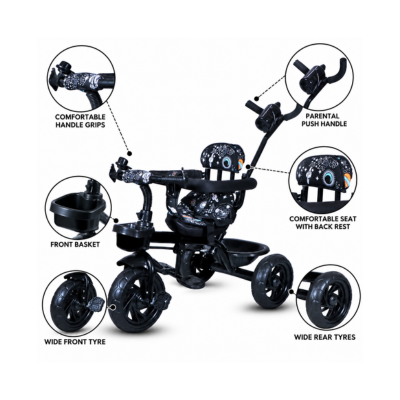Maanit Tricycle Model 303 (Black)