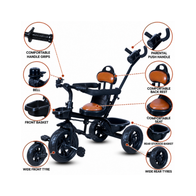Maanit Tricycle Model 305 (Black)