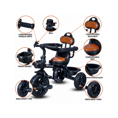 Maanit Tricycle Model 306 (Black)