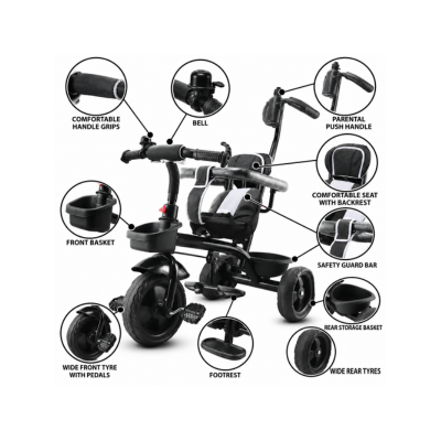 Maanit Tricycle Model 301 (Black)