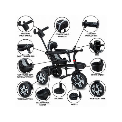 Maanit Tricycle Model 302 (Gray)