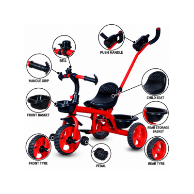 Maanit Tricycle Model 203 (Red)