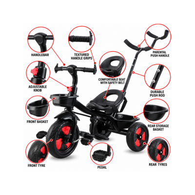 Maanit Tricycle Model 204 (Red)
