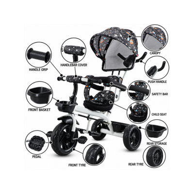 Maanit Tricycle Model 403 (White)