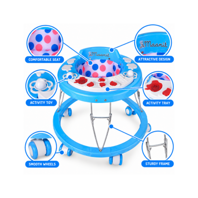 Maanit Apple Musical 3-in-1 Walker (Blue)